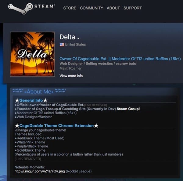 Steam user Delta