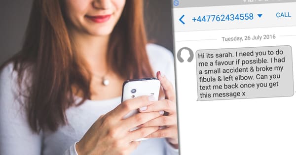 A new low! SMS scammers prey on parents' fears to make a few bucks