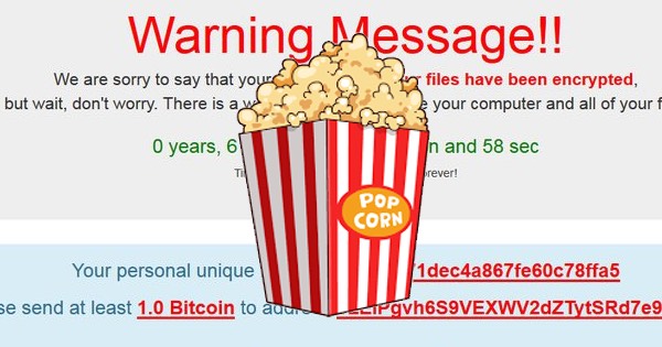 Popcorn ransomware